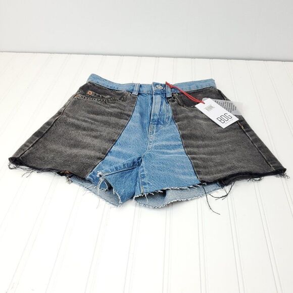BDG Urban Outfitters High Rise Splice Pax Denim Shorts I-0217a11 - Picture 10 of 12
